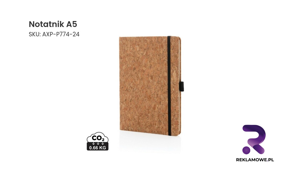 Zdjęcie notatnika A5 w okładce