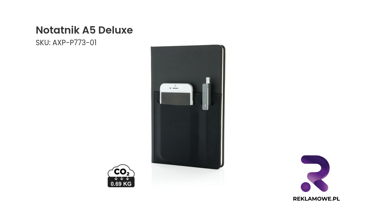 Notatnik A5 Deluxe z elegancką okładką