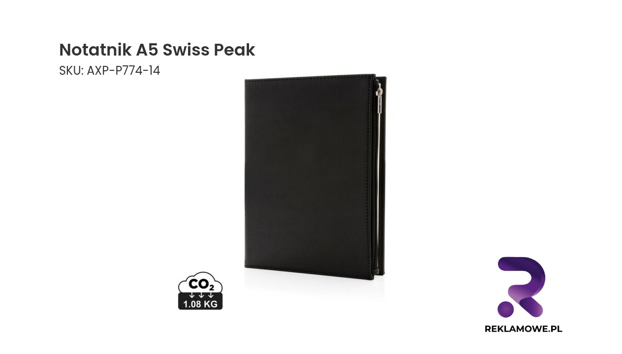 Notatnik A5 Swiss Peak Profesjonalny notatnik A5 marki Swiss Peak