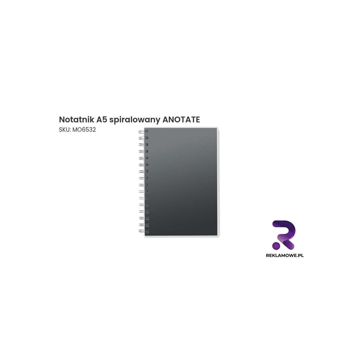 Notatnik A5 spiralowany ANOTATE 1