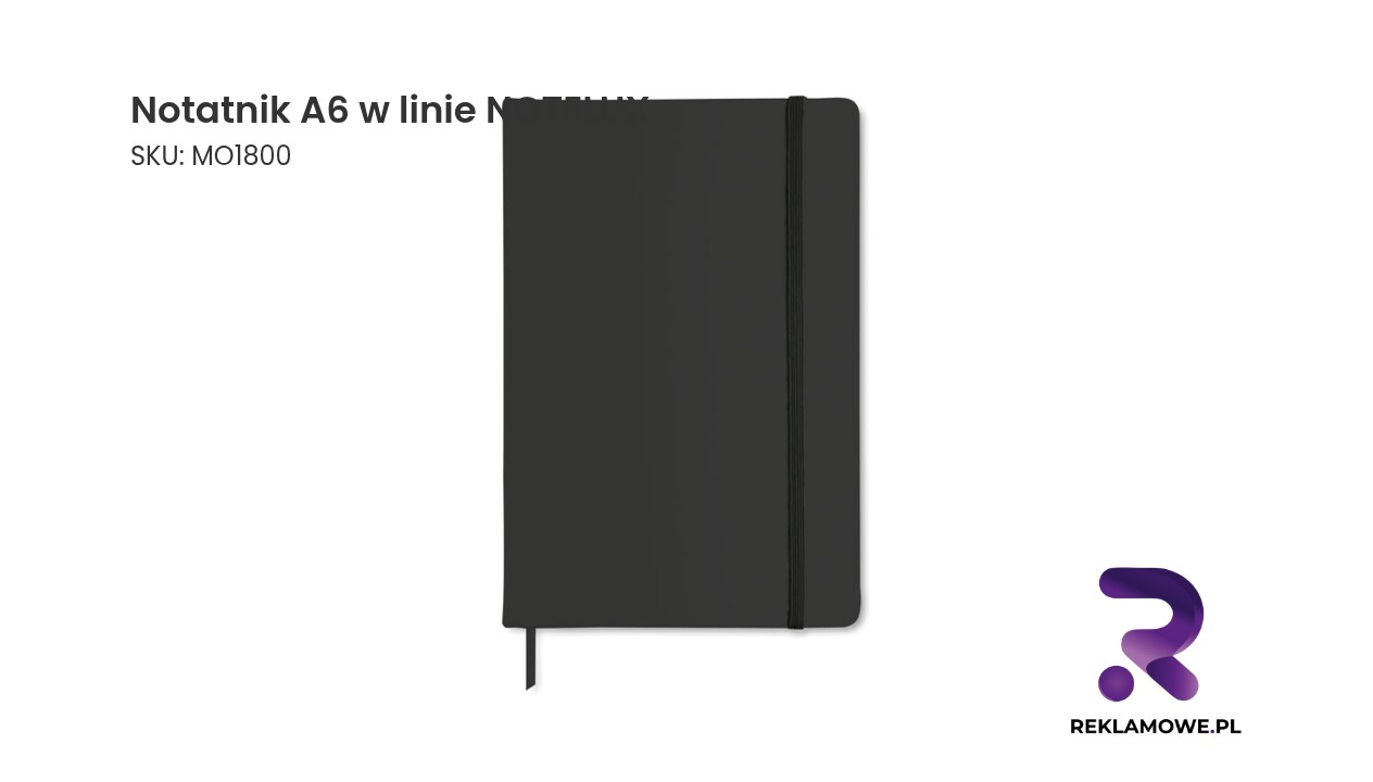 Notatnik A6 w linie marki NOTELUX