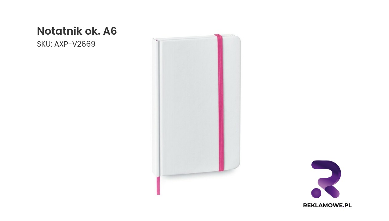 Notatnik formatu A6 w okładce