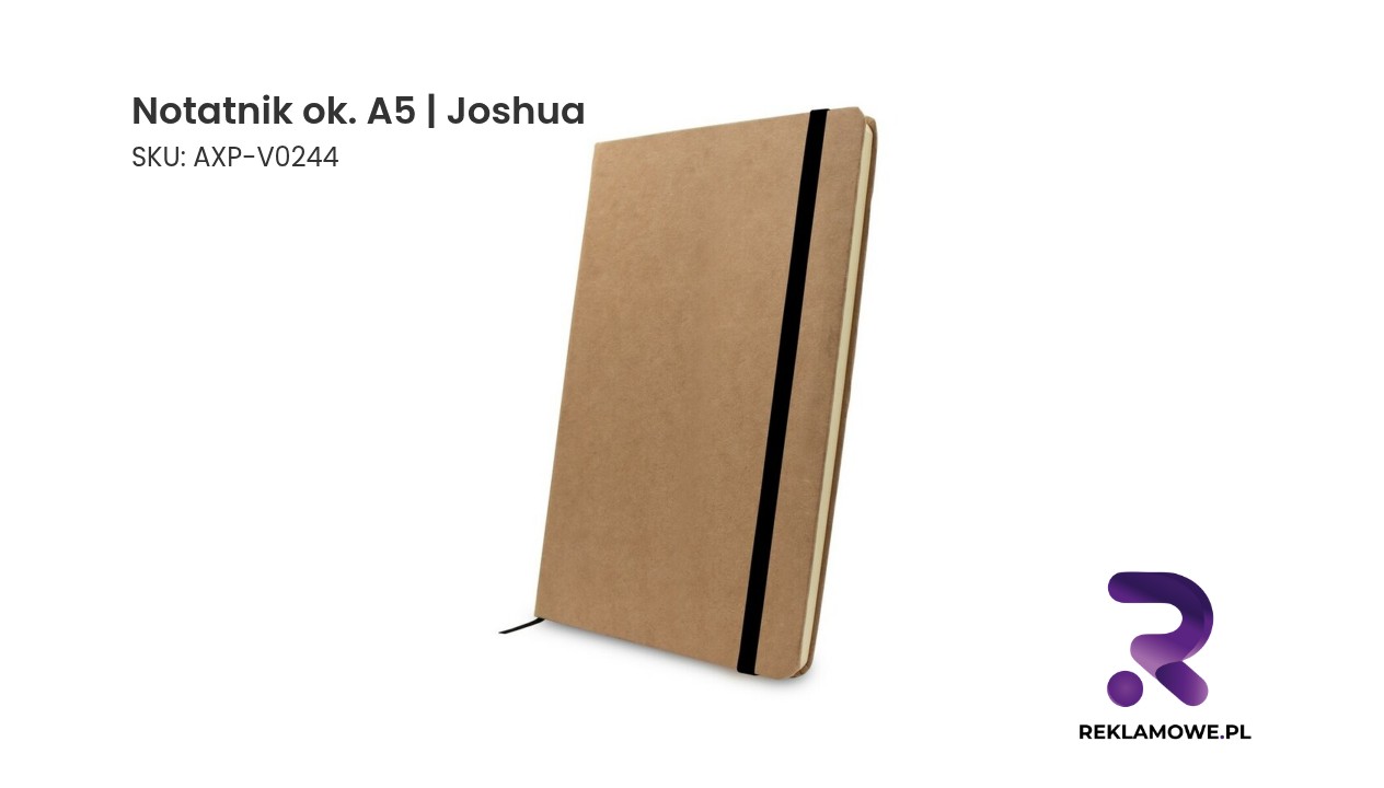 Notatnik ok. A5 | Joshua Notatnik w okładce A5 z motywem Joshua