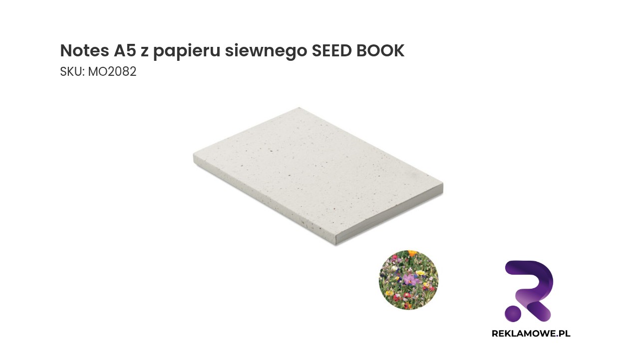 Notes A5 z papieru siewnego SEED BOOK