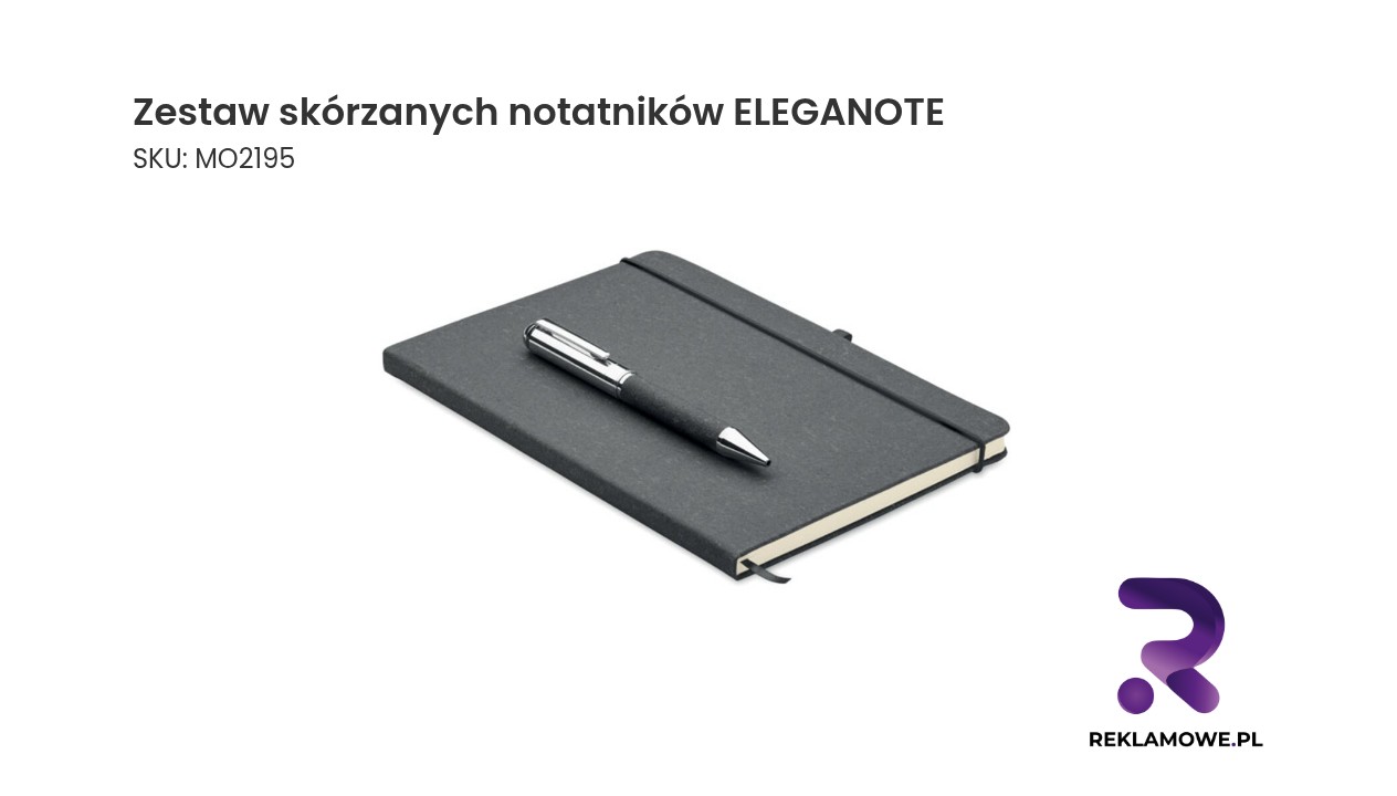 Zestaw skórzanych notatników ELEGANOTE Elegancki zestaw skórzanych notatników ELEGANOTE