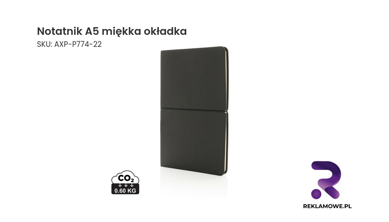 Notatnik A5 z miękką okładką