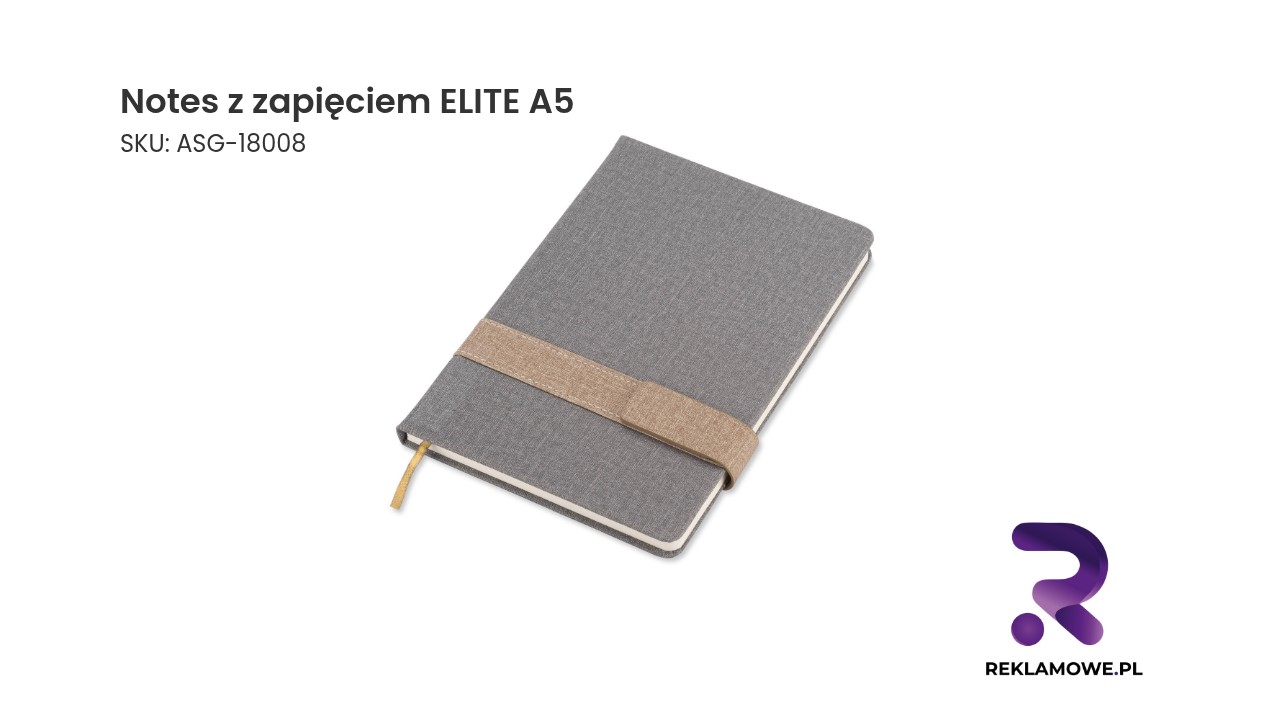 Notes z zapięciem ELITE w formacie A5